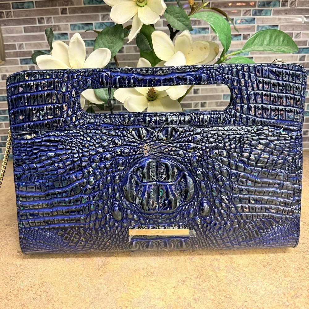 NWT Brahmin Ravina Royal Blue purse - Picture 3 of 8